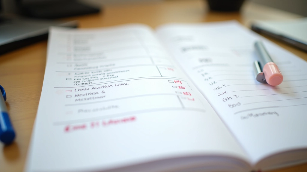 Weekly planner with action items and checkboxes filled in